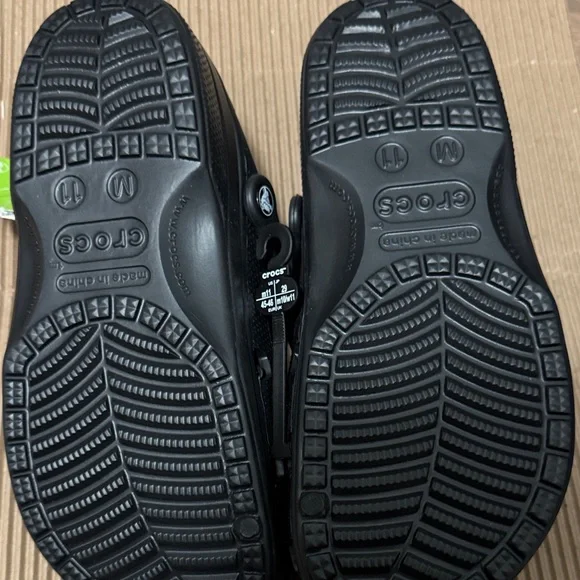 NWT CROCS Unisex Size M11 Black Ralen Clog Roomy Fit - Picture 6 of 10
